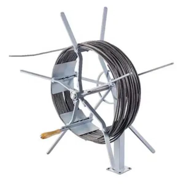 TAYMER LR100-99 Có thể thu gọn 12 inch I D Reeler / Coiler TAYMER LR100-99 Có thể thu gọn 12 inch I D Reeler / Coiler