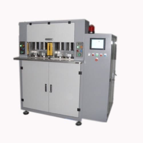 Hai trạm phát hiện Thiết bị kiểm tra rò rỉ Heli cho van mở rộng ô tô / Two Detection Stations Helium Leak Testing Equipment For Automotive Expansion Valve Hc Hai trạm phát hiện Thiết bị kiểm tra rò rỉ Heli cho van mở rộng ô tô / Two Detection Stations Helium Leak Testing Equipment For Automotive Expansion Valve Hc