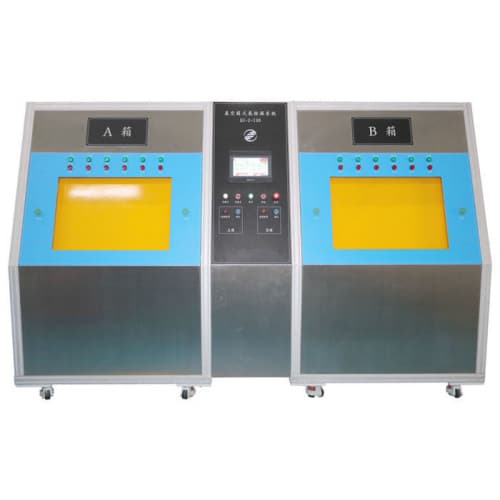 Hệ thống kiểm tra rò rỉ khí Heli hai buồng chân không cho bộ lọc khô ô tô Dưới 1,5g / năm / Two Vacuum Chamber Helium Leak Test System for Automotive Dry Filter Less Than 1.5g/year HJAU019 Hệ thống kiểm tra rò rỉ khí Heli hai buồng chân không cho bộ lọc khô ô tô Dưới 1,5g / năm / Two Vacuum Chamber Helium Leak Test System for Automotive Dry Filter Less Than 1.5g/year HJAU019