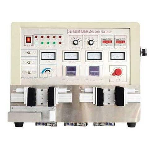 Máy kiểm tra đầu đôi phích cắm điện YUANHAN YH-221 Máy kiểm tra đầu đôi phích cắm điện YUANHAN YH-221