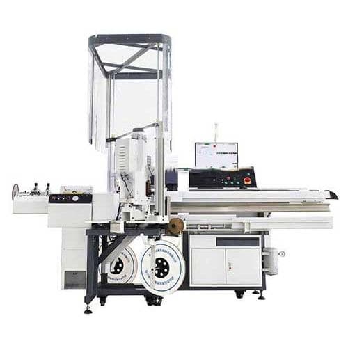 Máy lắp ráp và ép vòng cao su chống nước hai bên dây YUANHAN YH-FS455 Máy lắp ráp và ép vòng cao su chống nước hai bên dây YUANHAN YH-FS455