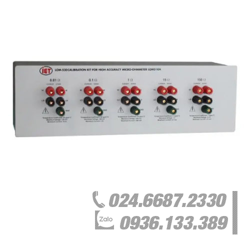 IET LOM-530 BỘ HIỆU CHỈNH MICRO-OHMMETER